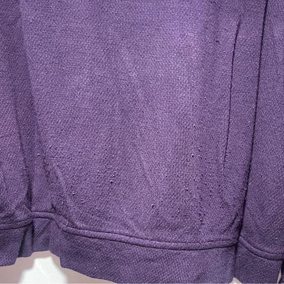 Ted Baker 1/4 Zip Long Sleeve Purple Pullove Sweatshirt Viscose - Picture 9 of 9